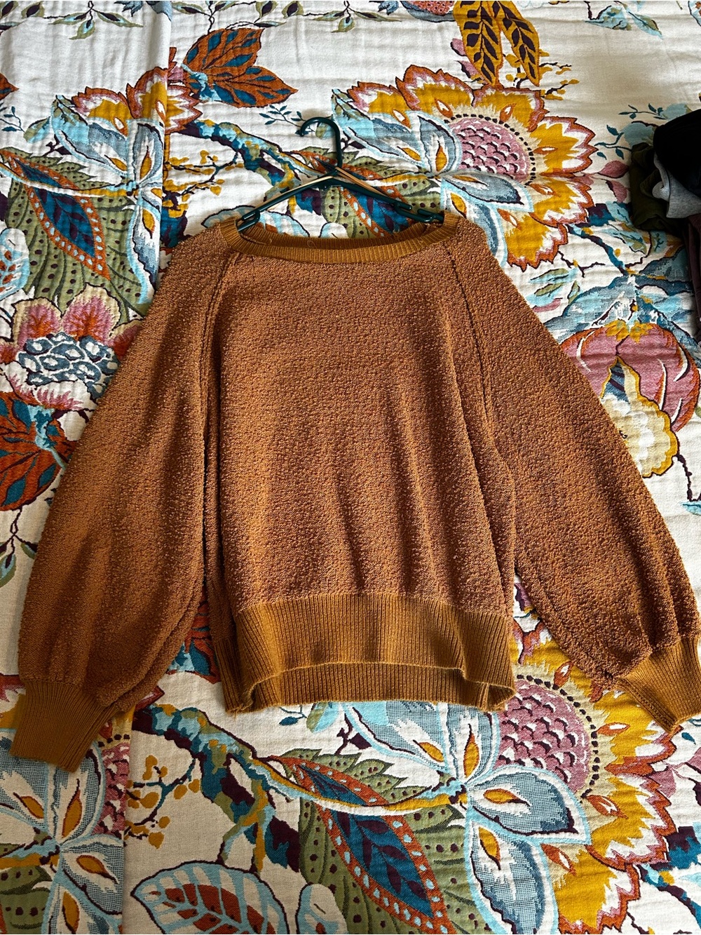 Altar'd State Textured Sweater in Mustard